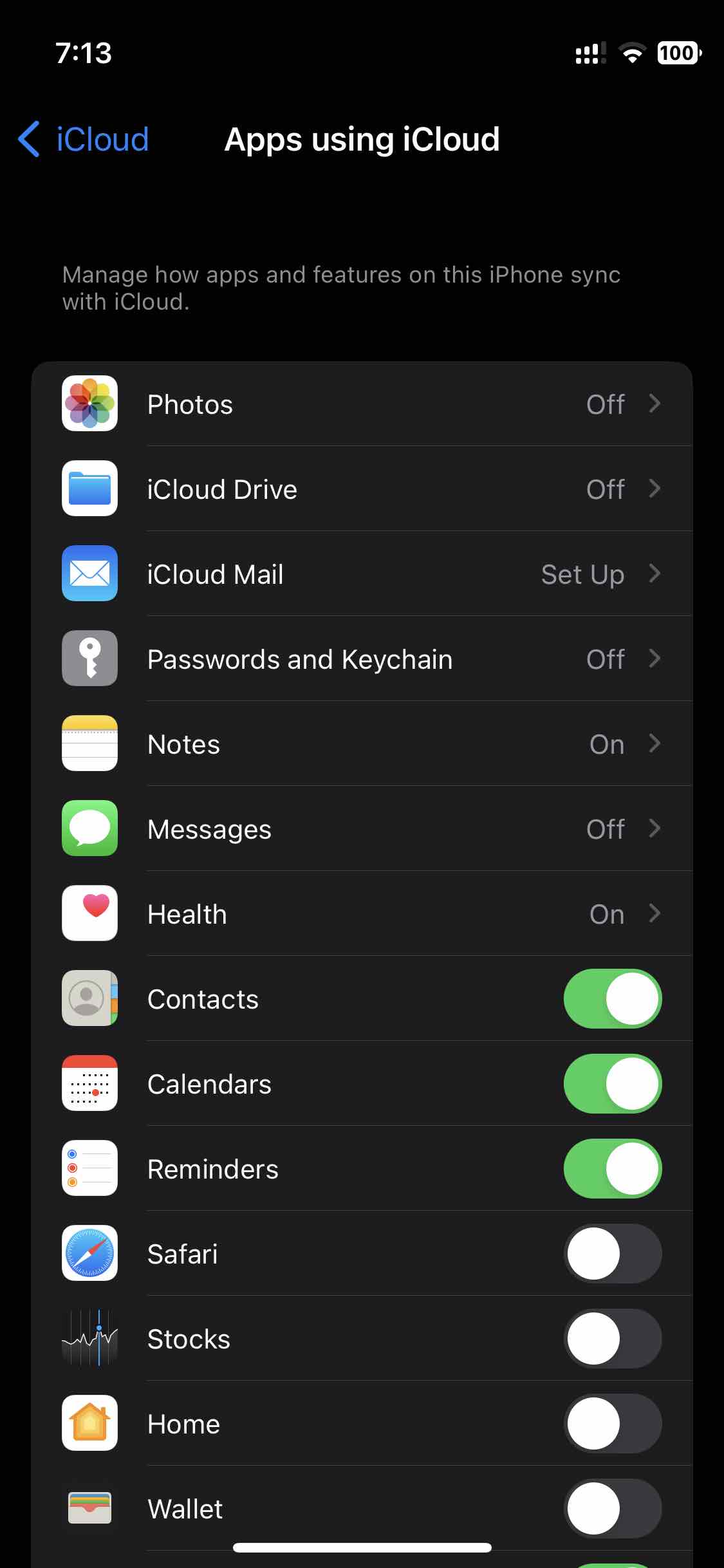 Sync iPhone and iPad using iCloud